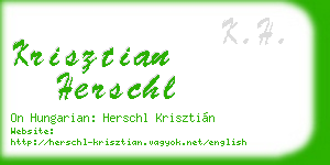 krisztian herschl business card